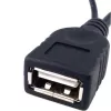 Techly USB 2.0 kábel OTG A F Micro USB M s USB 30cm čierny ICOC MUSB-MC2