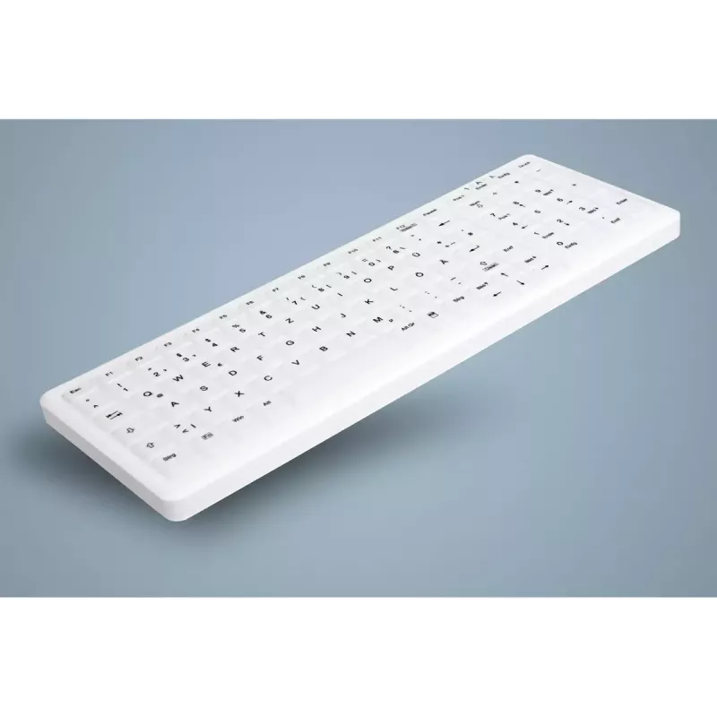 Active Key AK-C7000F-UVS-W/CH klávesnica medicínska USB biela Full-size káblová membránová LED