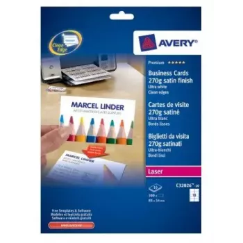 Laserový papier na vizitky Avery C32026-10
