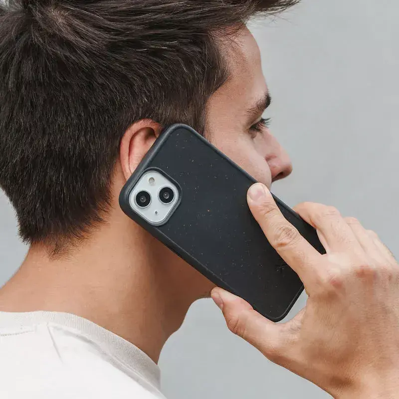 Woodcessories Bio Case puzdro na telefón kryt čierna iPhone 14 Plus 17 cm