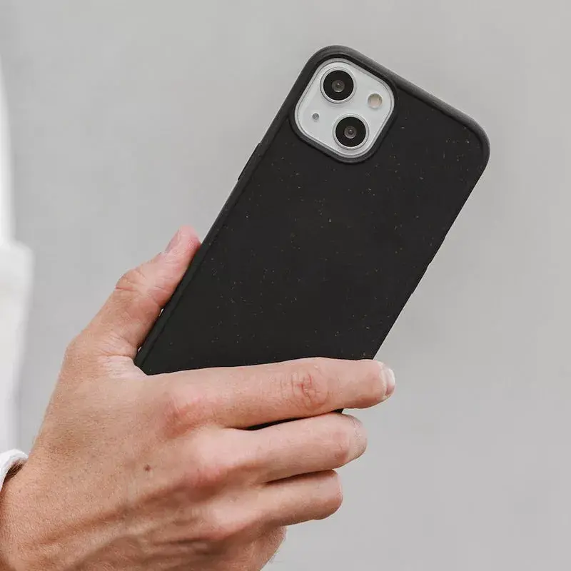 Woodcessories Bio Case puzdro na telefón kryt čierna iPhone 14 Plus 17 cm