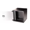 Nástenný rozvádzač EQUIP EWM-06-3030-B 6U, 312 mm široký, 300–330 mm hlboký, čierny