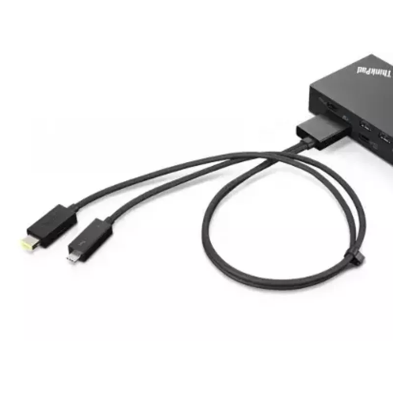 Lenovo 4X90U90616 USB grafický adaptér čierny