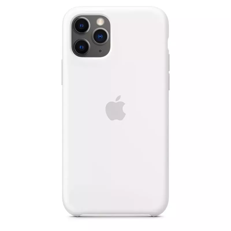 Apple iPhone 11 Pro silikónové puzdro biela