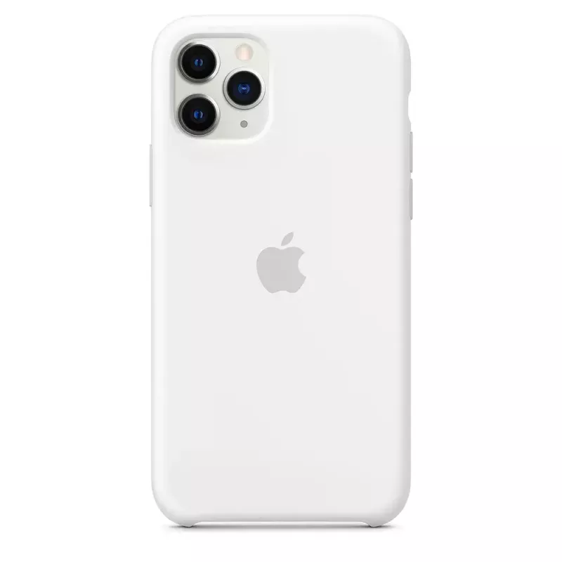 Apple iPhone 11 Pro silikónové puzdro biela