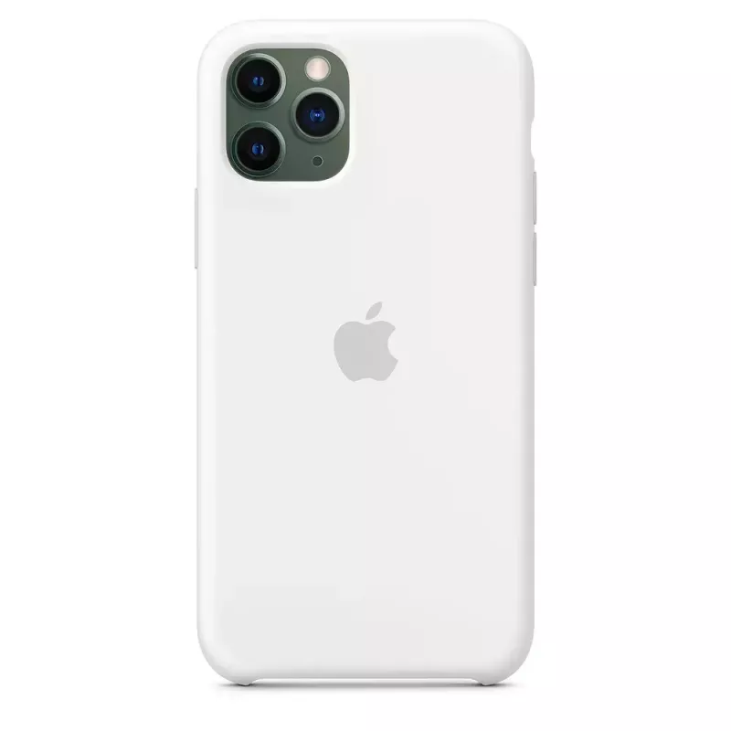 Apple iPhone 11 Pro silikónové puzdro biela