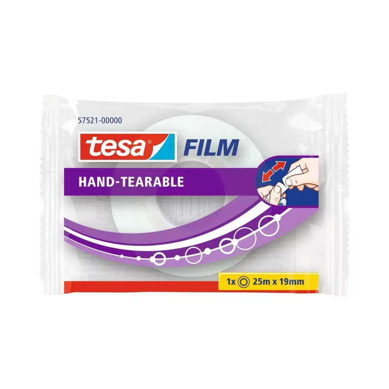 Lepiaca páska TESA 57521-00000-01 transparentná polypropylén 25 m 19 mm