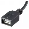 Micro-USB kábel Akasa AK-CBUB25-15BK 0,15 m