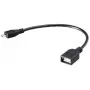 Micro-USB kábel Akasa AK-CBUB25-15BK 0,15 m