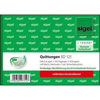 Obchodný formulár Sigel SD121