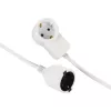 Hama Powerplug predlžovací kábel 3 m 2 AC zásuvky interiérový biely