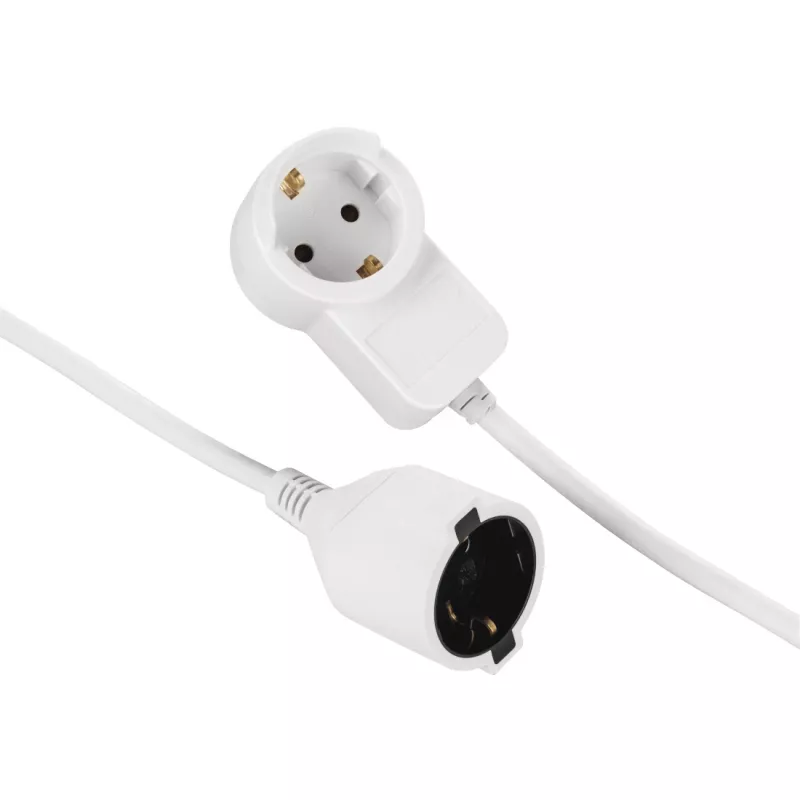Hama Powerplug predlžovací kábel 3 m 2 AC zásuvky interiérový biely