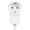 Hama Powerplug predlžovací kábel 3 m 2 AC zásuvky interiérový biely