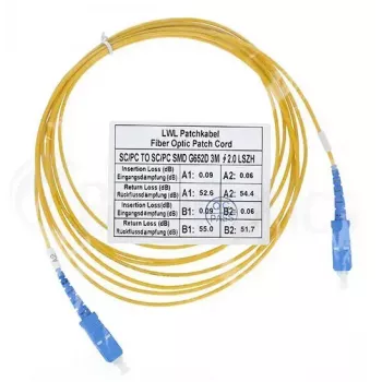 Optický kábel BlueOptics SFP2222BU20MK SC G.657.A1 20 m modrý