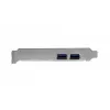 EXSYS EX-11049 interný USB 3.2 Gen 1 PCIe adaptér čierny strieborný