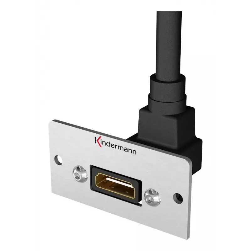 Kindermann Konnect 50 alu zásuvka HDMI, modulárny predný panel so zacvakávaním