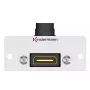Kindermann Konnect 50 alu zásuvka HDMI, modulárny predný panel so zacvakávaním