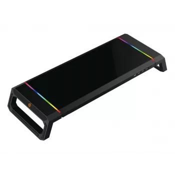 Conceptronic THORNE ERGO stojan na herný monitor, voľne stojaci, 10 kg, čierny