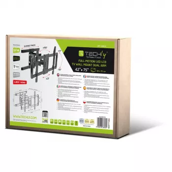 Techly ICA-PLB-473 TV montážny stojan 190,5 cm (75 inch) čierny