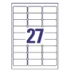Tlačové etikety transparentné Avery J4721-25