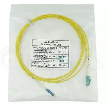 Optický kábel BlueOptics SFP2121BU2MS LC G.657.A1 2 m žltý