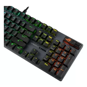 Mechanická herná klávesnica ASUS ROG Strix Scope II X — Full-Size, USB, RGB, švajčiarske rozloženie, čierna