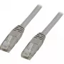 Sieťový kábel Deltaco TP-611 RJ-45 Cat6 1,5m sivý