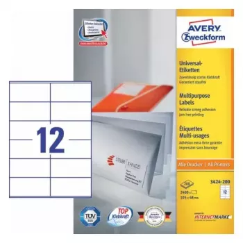 Samolepiaca etiketa obdĺžniková AVERY 3424-200