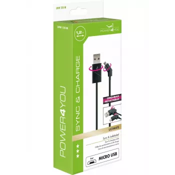 USB kábel Schwaiger LKW 120 M 1,2 m USB A na Micro-USB B čierny