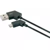 USB kábel Schwaiger LKW 120 M 1,2 m USB A na Micro-USB B čierny