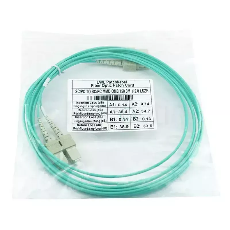 BlueOptics SFP3232EU10MK InfiniBand optický kábel 10 m SC aqua