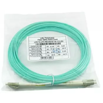 Optický kábel BlueOptics AJ833A 0,5 m LC OM3 aqua