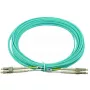 Optický kábel BlueOptics AJ833A 0,5 m LC OM3 aqua