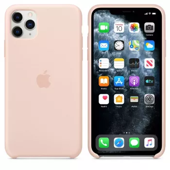 Kryt Apple iPhone 11 Pro Max silikónové puzdro Pink Sand