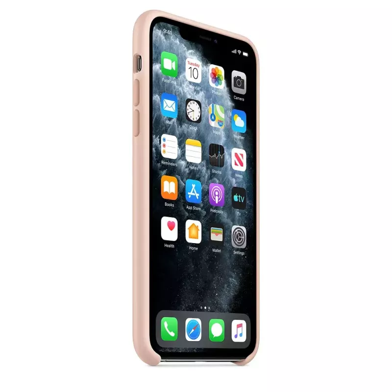 Kryt Apple iPhone 11 Pro Max silikónové puzdro Pink Sand
