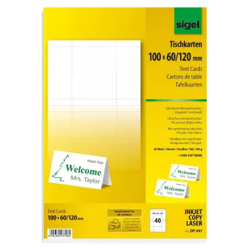 Nelepiaci etikety do tlačiarne Sigel DP047