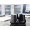 tesa Easy Cut Compact Stolový odvíjač 53827, čierny, s fóliou