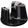 tesa Easy Cut Compact Stolový odvíjač 53827, čierny, s fóliou