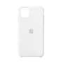 Silikónové puzdro pre Apple iPhone 11 Pro Max — silikón, biela, vhodné pre 6,5 palcov