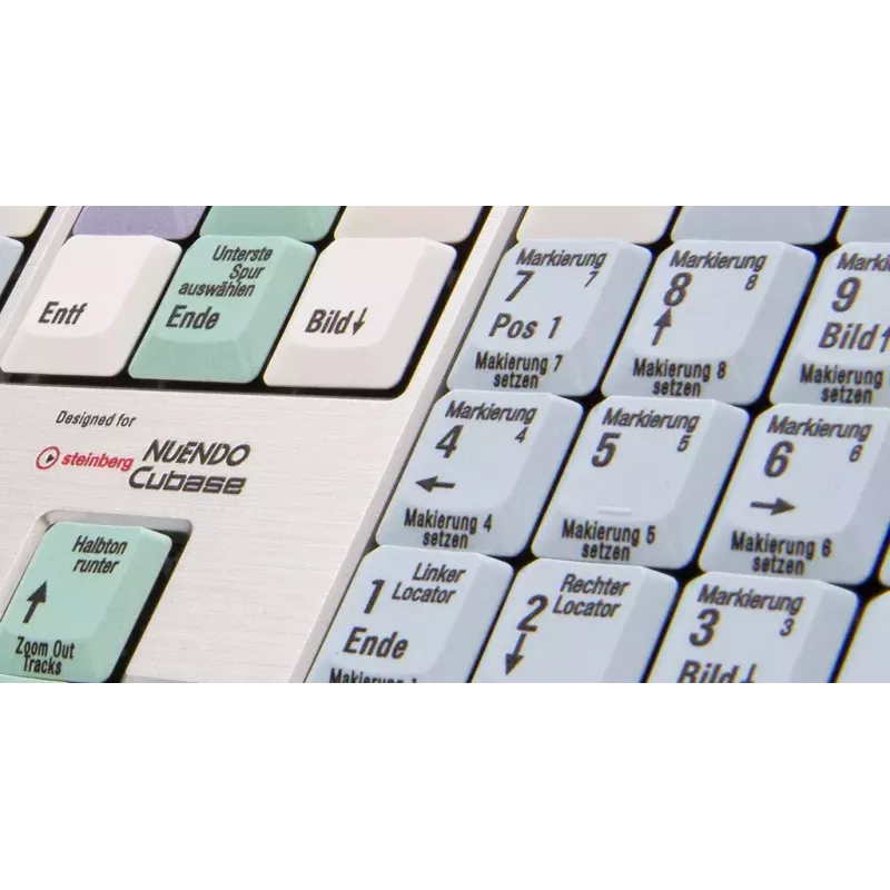 Klávesnica Logickeyboard LKB-CBASE-AJPU-DE Office USB QWERTZ nemecká viacfarebná