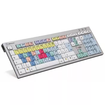 Klávesnica Logickeyboard LKB-CBASE-AJPU-DE Office USB QWERTZ nemecká viacfarebná