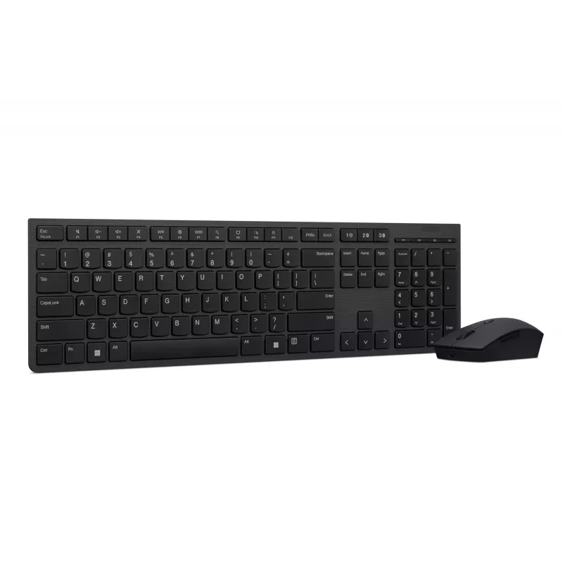 Lenovo 4X31K03931 klávesnica myš súčasťou RF Wireless + Bluetooth US angličtina čierna
