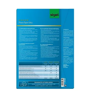 Tlačový papier A4 Sigel IP639 lesk 50 listov biely