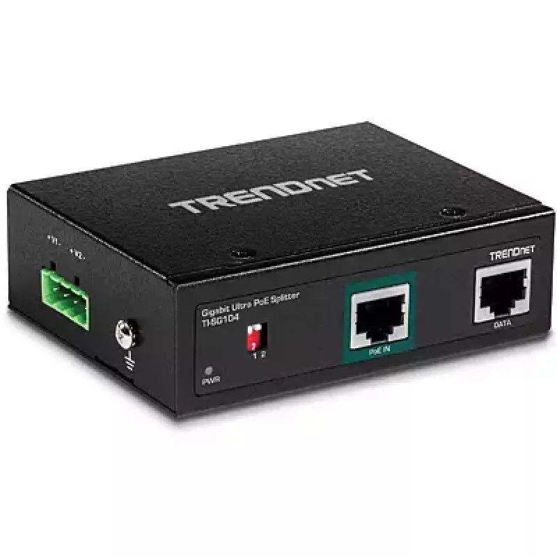 Sieťový rozbočovač Trendnet TI-SG104 čierny Power over Ethernet PoE