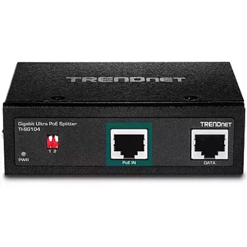 Sieťový rozbočovač Trendnet TI-SG104 čierny Power over Ethernet PoE