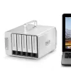 TerraMaster D5 Thunderbolt 3 diskové pole 0 TB desktop sivá