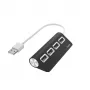 Hama USB hub, 4 porty, USB 2.0, 480 Mbit/s, čierny