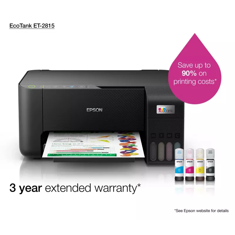 Multifunkčná tlačiareň Epson EcoTank ET-2815 atramentová farebná tlač