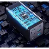 Conceptronic 6-portová 200W GaN USB PD nabíjačka s USB-C káblom, USB-C x 4, USB-A x 2, QC 3.0, PD 3.1, PPS