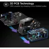 Conceptronic 6-portová 200W GaN USB PD nabíjačka s USB-C káblom, USB-C x 4, USB-A x 2, QC 3.0, PD 3.1, PPS